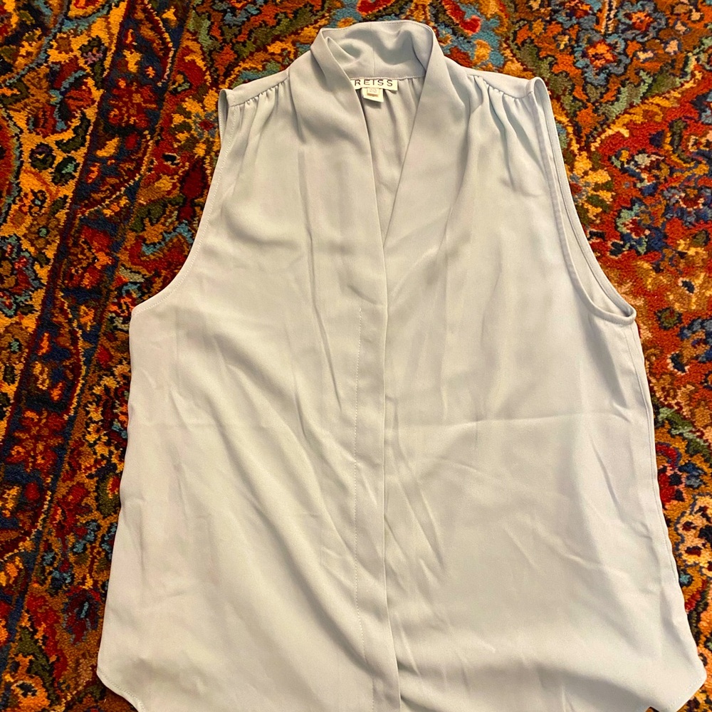 REISS Teal Blouse Size 8